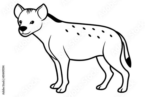 hyena cartoon vector illustration © Shiju Graphics