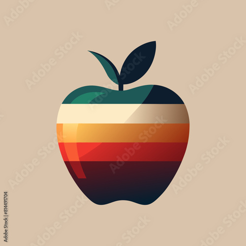             Apple icon logo vector illustration.
