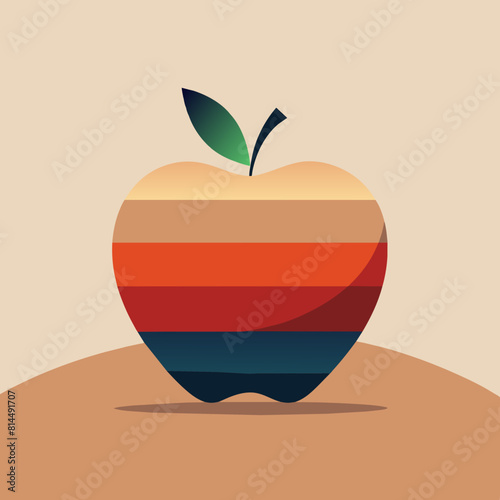             Apple icon logo vector illustration.
