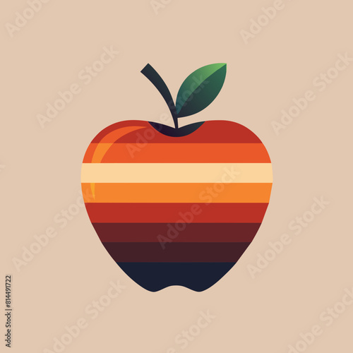             Apple icon logo vector illustration.
