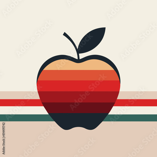             Apple icon logo vector illustration.
