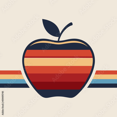             Apple icon logo vector illustration.

