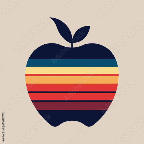             Apple icon logo vector illustration.
