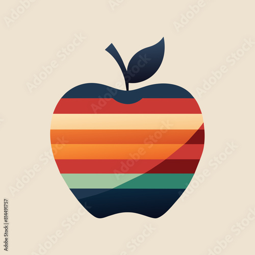             Apple icon logo vector illustration.
