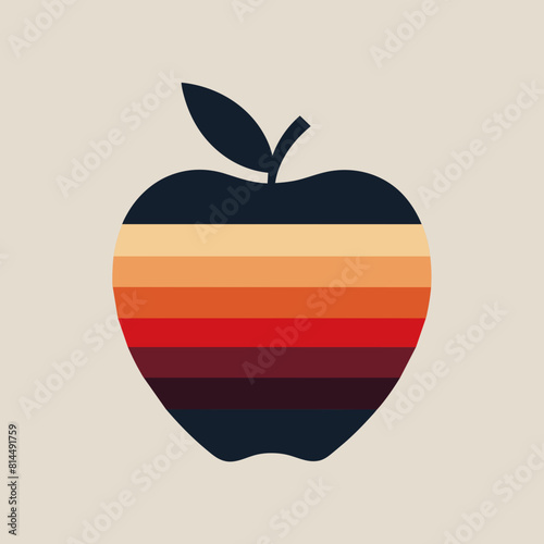             Apple icon logo vector illustration.
