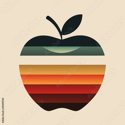             Apple icon logo vector illustration.

