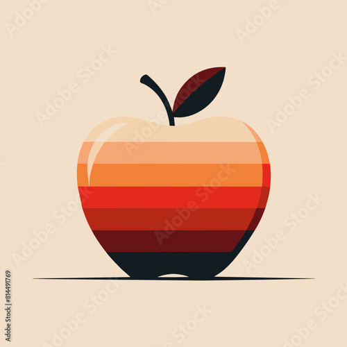             Apple icon logo vector illustration.
