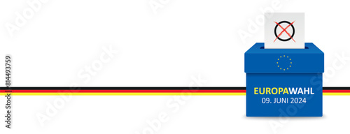 Wahlurne Europawahl 2024 in Deutschland