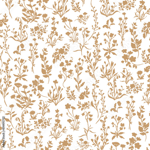 floral Pattern Design Art Blossom Illustration Vector Art , Suitable for fabric Textille Print