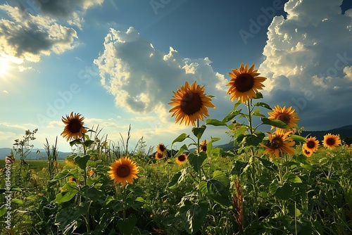 field of sunflowers