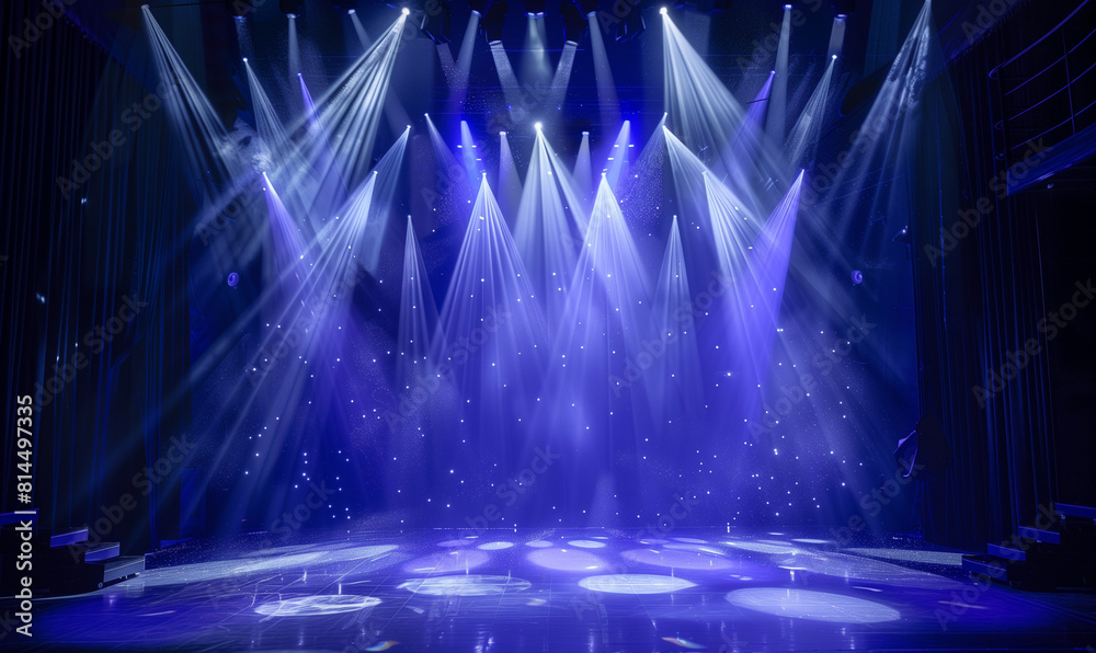 Infinity Stage Backdrop Illuminated stage backdrop for a contemporary dance production, with ...