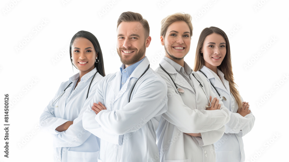 Diverse Healthcare Team with Bright Smiles. Diverse Healthcare Team with Bright Smiles.