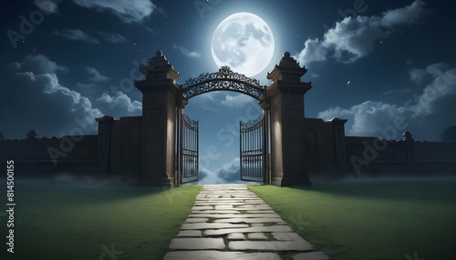 A pathway of moonlight leading to the gates of hea upscaled_3