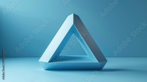 triangle background blue soft pastel