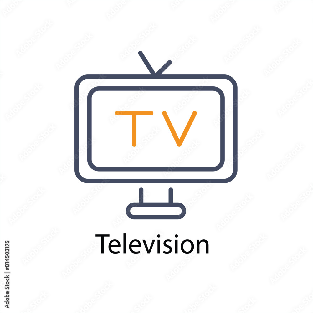 Television Vector icon Television Vector icon