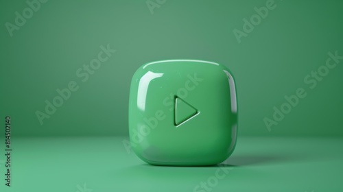 Green play button intro switch triangle environment 