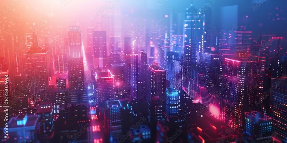 Fototapeta premium lights in the night city