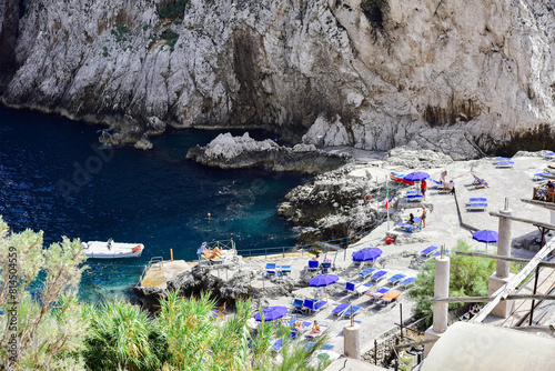 Capri, stabilimento balneare  ai Faraglioni photo
