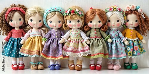 dolls, toys, handmade