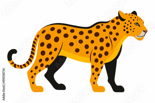 jaguar cartoon vector illustration