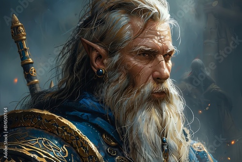 Dwarven Clan Member: Epic Fantasy Portrait with Intricate Detail and Sharp Focus photo