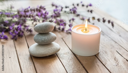 decoration with candles and decorations, Sesión de aromaterapia, spa terapia de relajación con olores, fragancias para ver el universo, vela con fondo desenfocado, iluminación divina meditación 