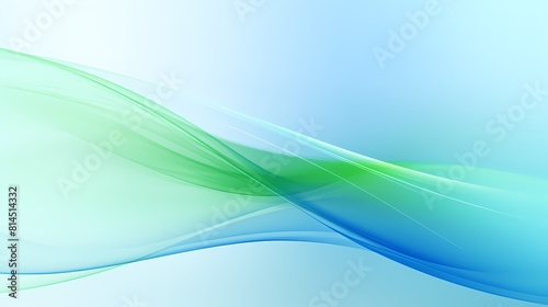 Digital technology blue and green abstract curve poster PPT background