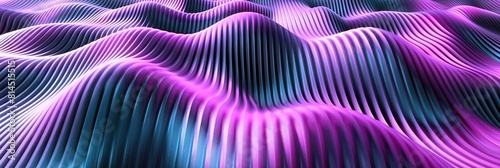 Blue and purple wavy fabric texture with soft, flowing lines, creating a calming and serene visual effect.