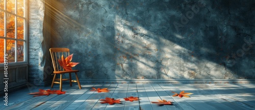 Chair Next to Window on Wooden Floor