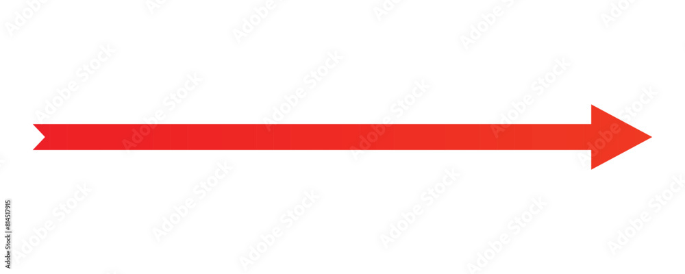 Long arrow vector icon. Red horizontal double arrow. Vector design. 22.11 Long arrow vector icon. Red horizontal double arrow. Vector design. 22.11