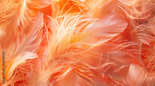 Abstract texture of peach fuzz colour feat
