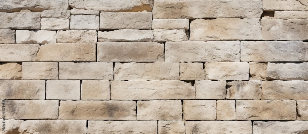 A textured wall made of Maltese stone suitable for use as a background in images requiring copy space A textured wall made of Maltese stone suitable for use as a background in images requiring copy space