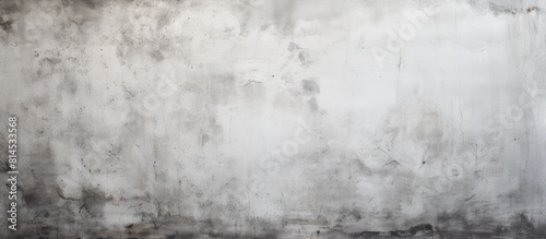 A grungy texture of white and gray on a concrete surface with copy space image