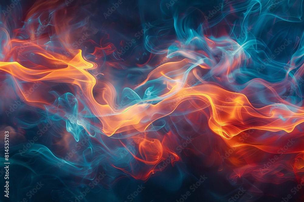 High definition shot capturing the vibrant colors of flames as they engulf the darkness, their fiery tongues reaching out in a mesmerizing display of power