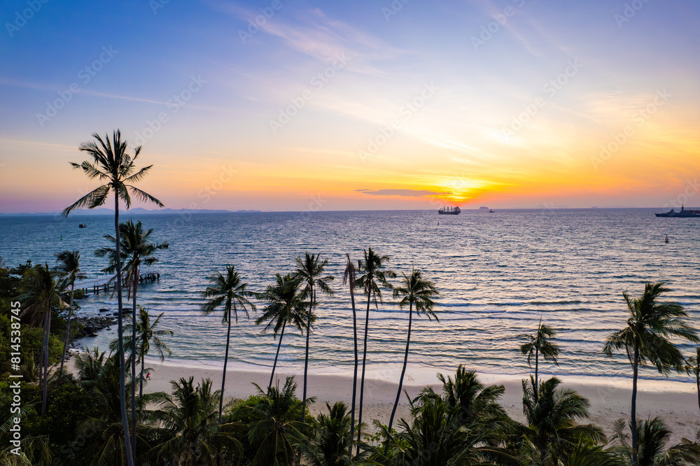 Aerial view of Panwa beach in Phuket, Thailand Aerial view of Panwa beach in Phuket, Thailand