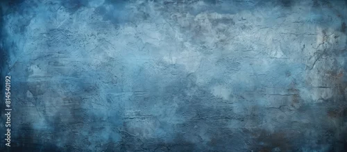 Panel kuchenny z motywem An abstract grunge background featuring a blue decorative plaster texture and a vignette providing ample copy space for design elements in the image