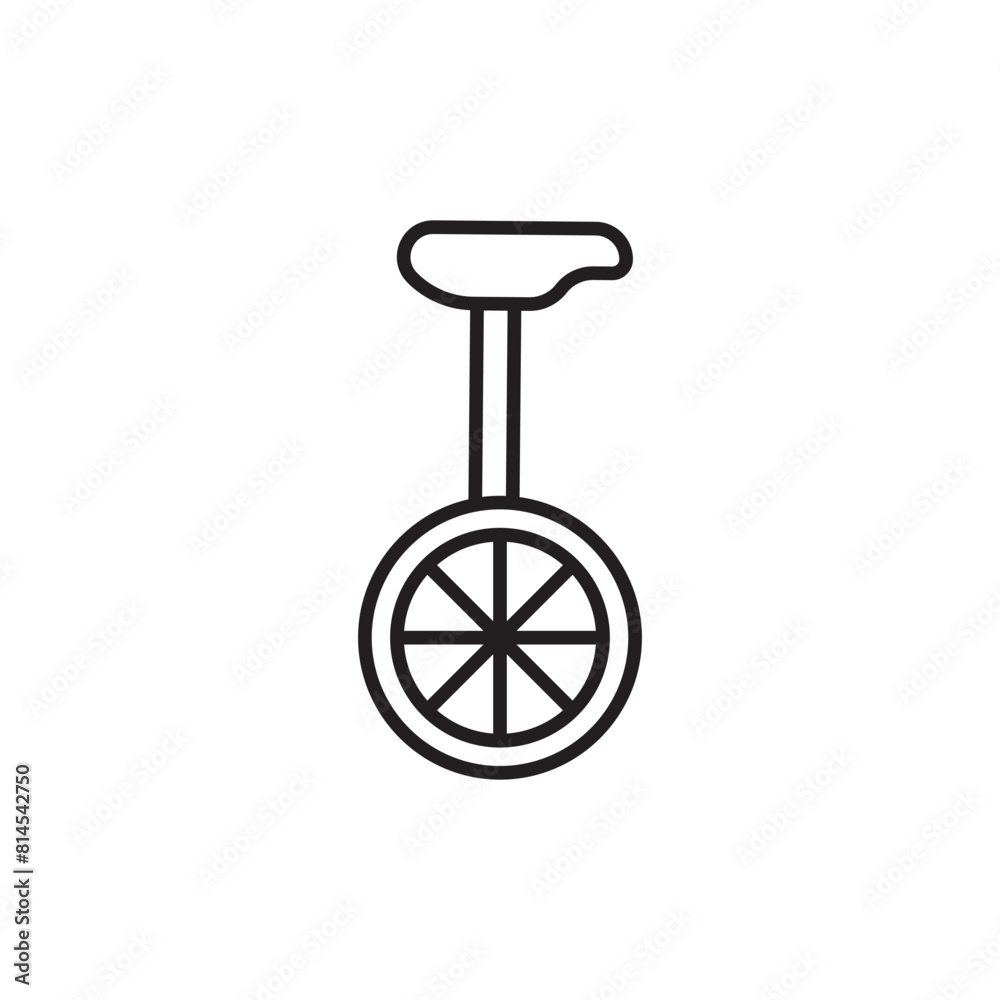 Monocycle icon design with white background stock illustration Monocycle icon design with white background stock illustration