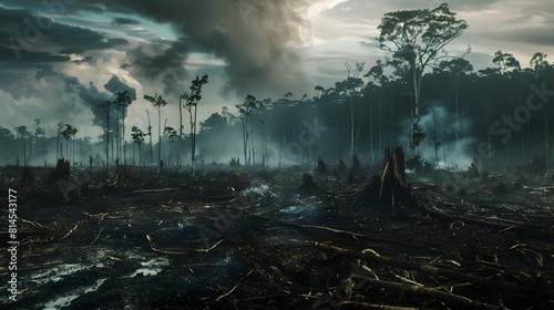 Images for use in campaigns. natural disaster pictures. Forests that are being destroyed by human activity.