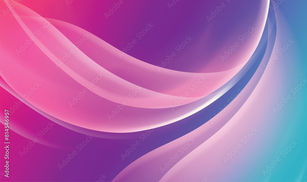 Abstract Background with glowing curves. Shiny mowing lines design element. Modern colorful gradient design for banner, ads and presentation. Futuristic technology concept. Vector Illustration Abstract Background with glowing curves. Shiny mowing lines design element. Modern colorful gradient design for banner, ads and presentation. Futuristic technology concept. Vector Illustration