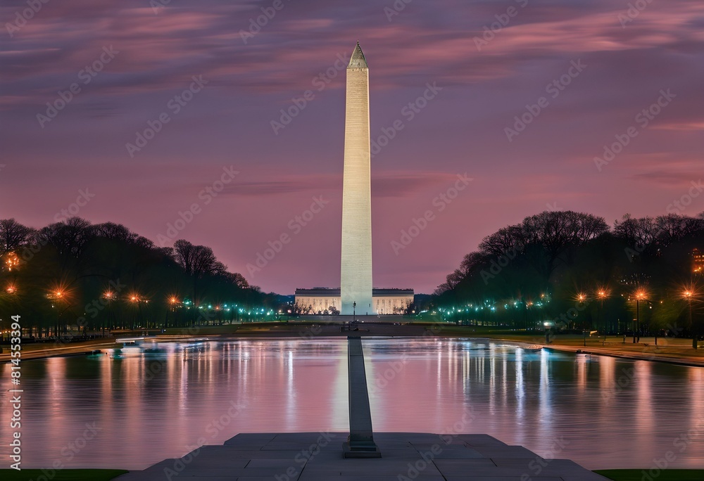 A view of the Washington Monument
