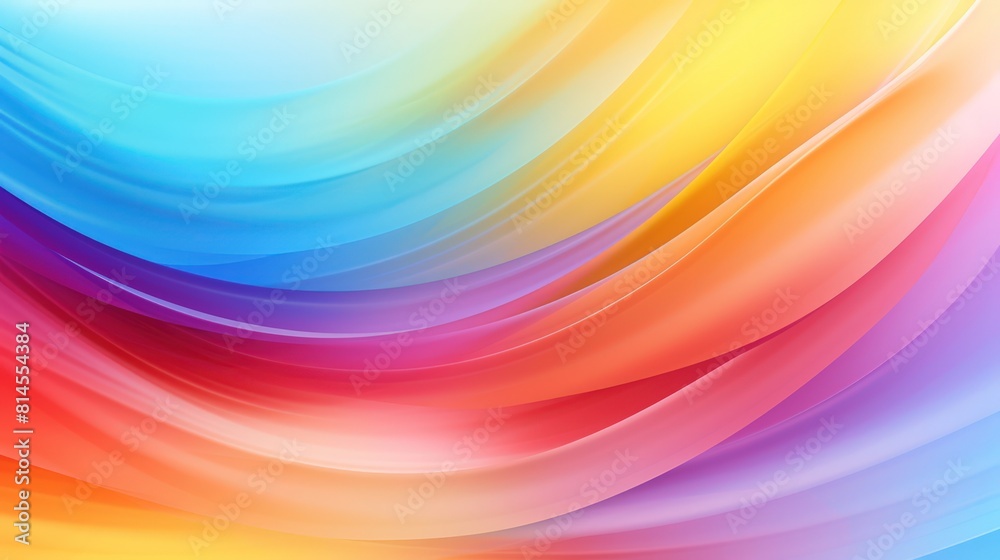 Obraz premium Abstract bright rainbow-blurred background with a gradient pattern.
