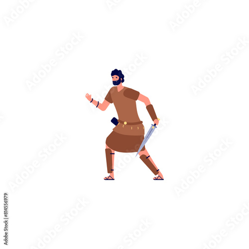 set of elemental Roman poses set