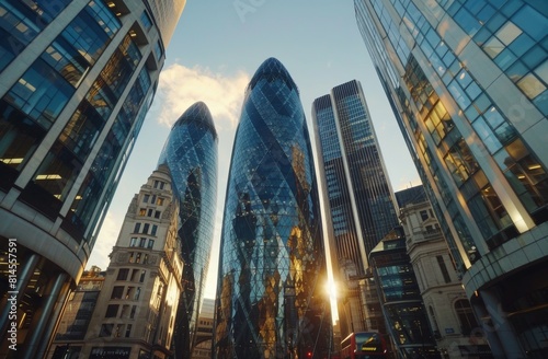 Cluster of Tall Buildings in Urban Area