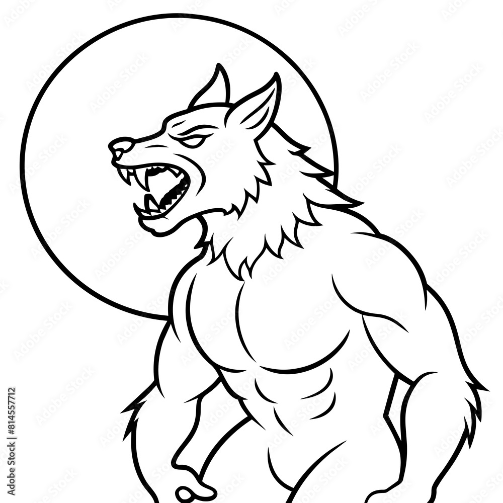 vector illustration of wolf vector illustration of wolf