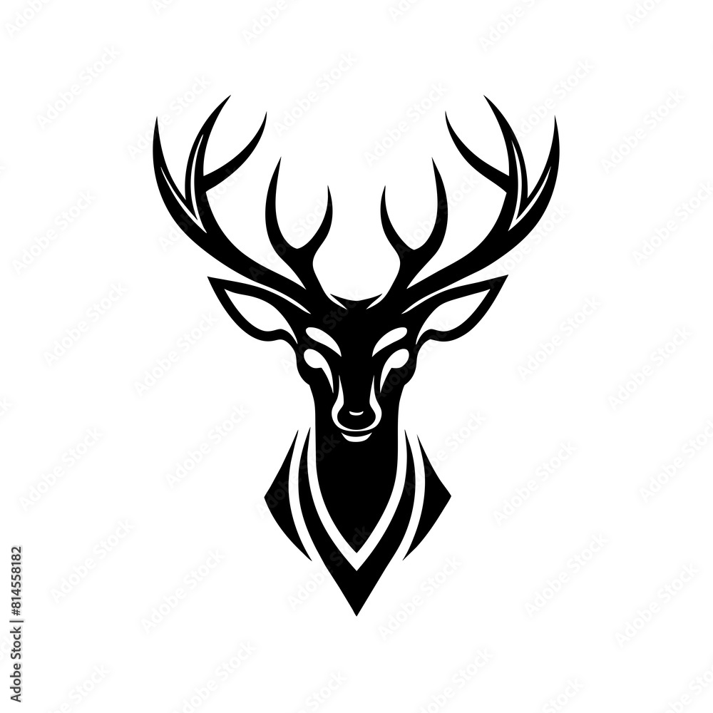 silhouette of a deer silhouette of a deer