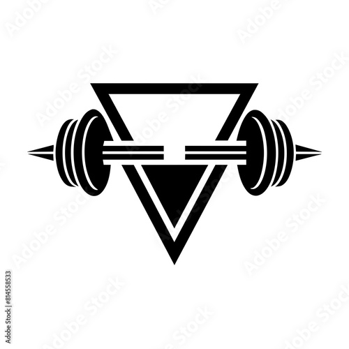 illustration of a dumbbell