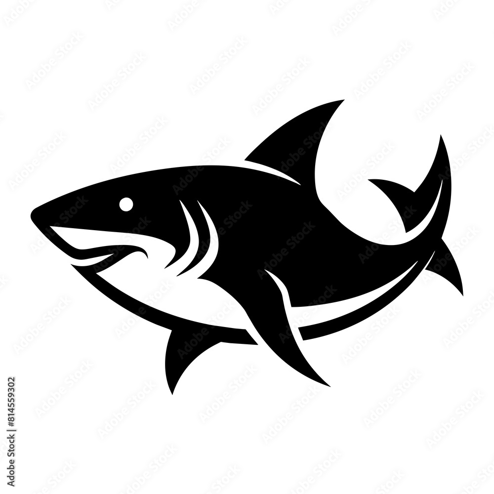 Fototapeta premium dolphin fish illustration