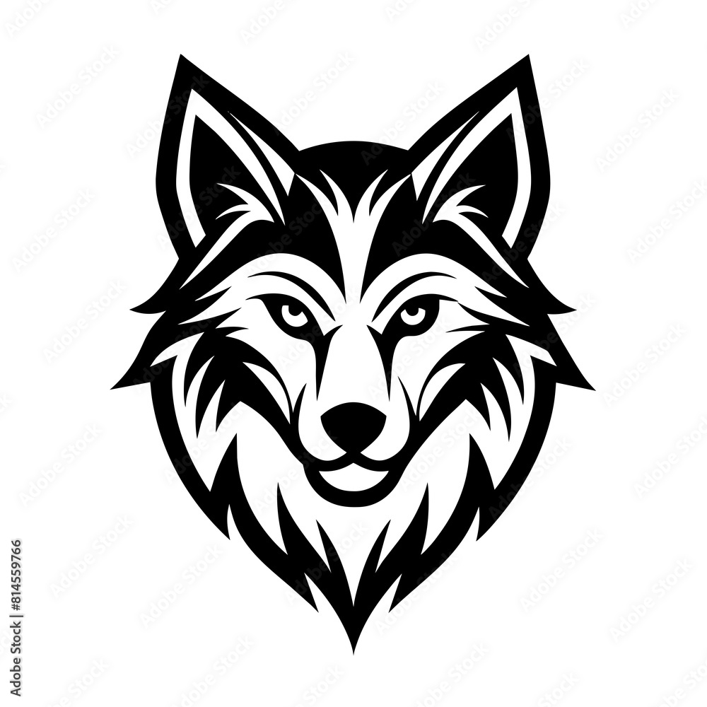 wolf head illustration wolf head illustration