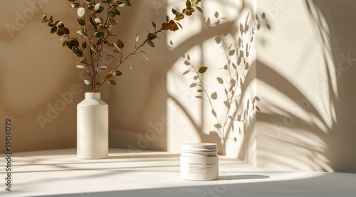 White Vase Next to White Wall