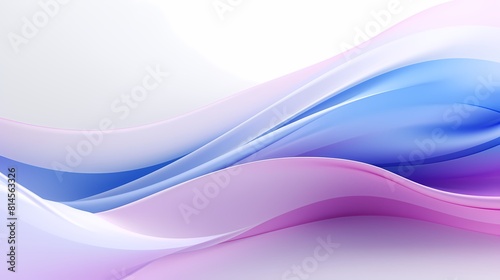 Digital technology white blue purple abstract curve poster background